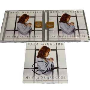 Reba McEntire My Chains Are Gone Signed CD Booklet W/ x2 CDs Country Music NEW